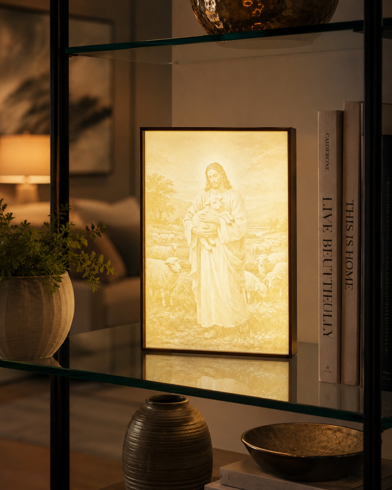 The Good Shepherd Lithophane